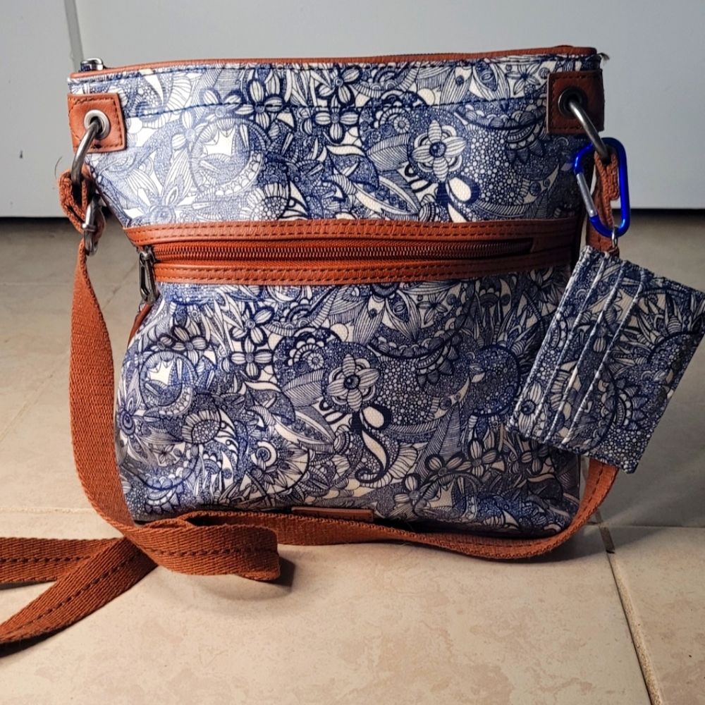 Sakroots Navy Spirit Desert Purse